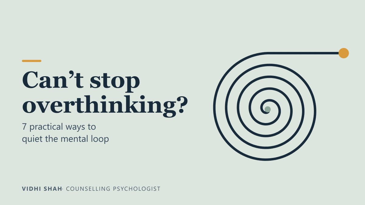 Featured image for How to Stop Overthinking: 7 Practical Strategies